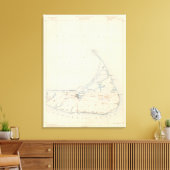 Nantucket, Massachusetts Canvas Afdruk (Insitu (Woonkamer))