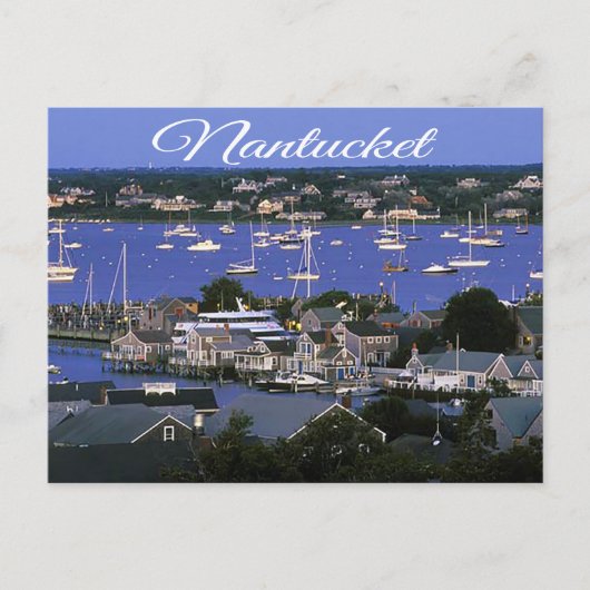 Nantucket Massachusetts Cape Cod Briefkaart (Voorkant)