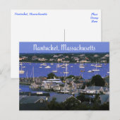 Nantucket Massachusetts Cape Cod Briefkaart (Voorkant / Achterkant)