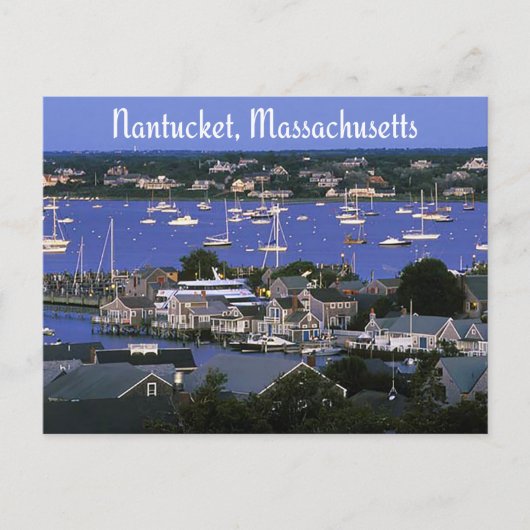 Nantucket Massachusetts Cape Cod Briefkaart (Voorkant)