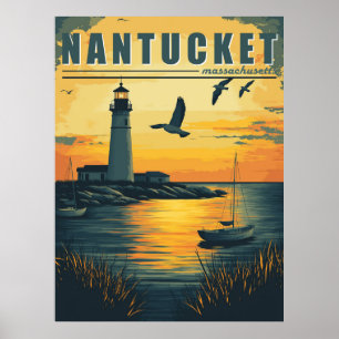  Nantucket, Massachusetts - Island Charm Poster