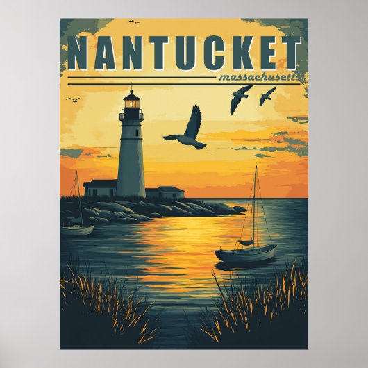  Nantucket, Massachusetts - Island Charm Poster (Voorkant)