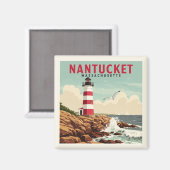  Nantucket Massachusetts Magneet (Voorkant / Achterkant)