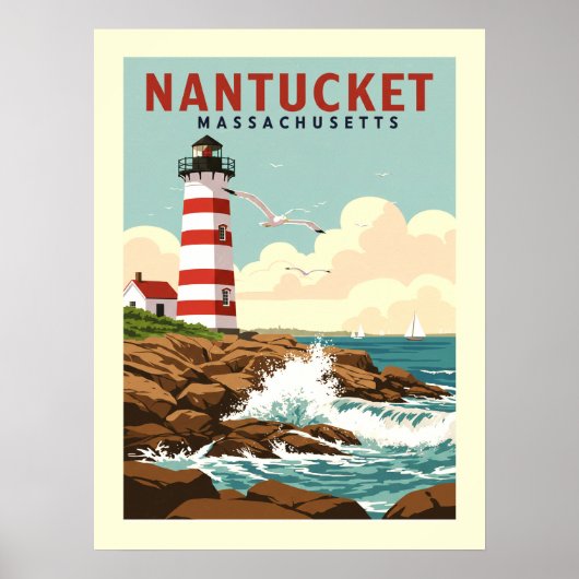 Nantucket Massachusetts Poster (Voorkant)
