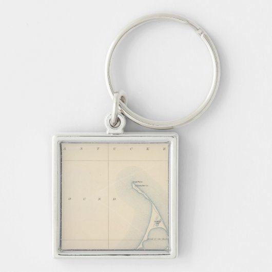 Nantucket, Massachusetts Sleutelhanger (Voorkant)