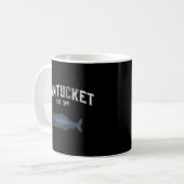 Nantucket Massachusetts stijl walvis Koffiemok (Voorkant links)