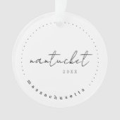 Nantucket, Massachusetts Travel Verenigde Staten Ornament (voorkant)