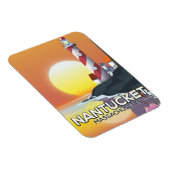 Nantucket Massachusetts vuurtoren reisposter Magneet (Rechterzijde)