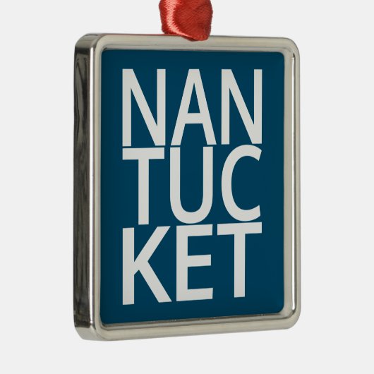 Nantucket Metalen Ornament (Rechts)