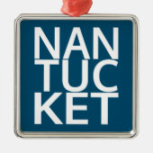 Nantucket Metalen Ornament (Voorkant)