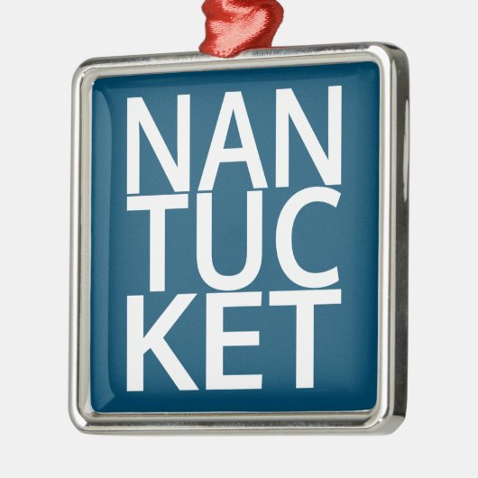 Nantucket Metalen Ornament (Links)