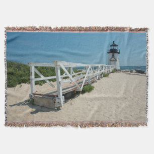 Nantucket. Oude Houten Vuurtoren Deken