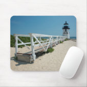 Nantucket. Oude Houten Vuurtoren Muismat (Met muis)