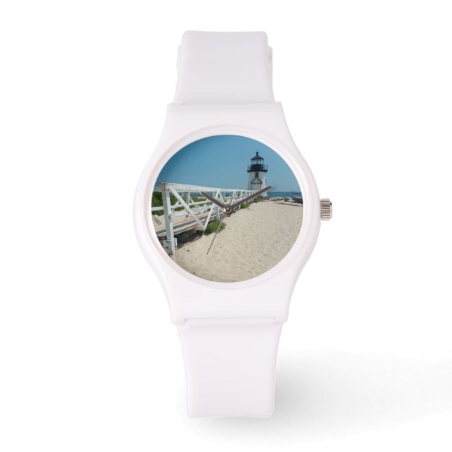 Nantucket. Oude vuurtoren Horloge (Voorkant)