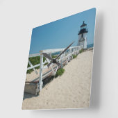 Nantucket. Oude vuurtoren Vierkante Klok (Hoek)