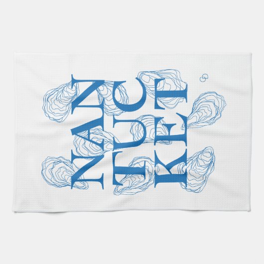 Nantucket Oyster Tea Towel Theedoek (Horizontaal)