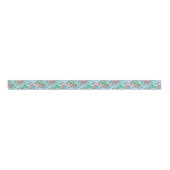 Nantucket Preppy Palm Beach Print Grosgrain Lint (Voorkant)