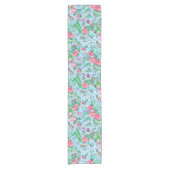 Nantucket Preppy Palm Beach Print Korte Tafelloper (Voorkant)