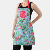 Nantucket Preppy Palm Beach Print Monogrammed Schort (Insitu)