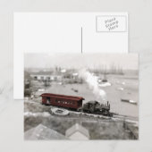 Nantucket Railroad Miniature Briefkaart (Voorkant / Achterkant)