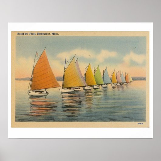 Nantucket Rainbow Fleet 2 Poster (Voorkant)