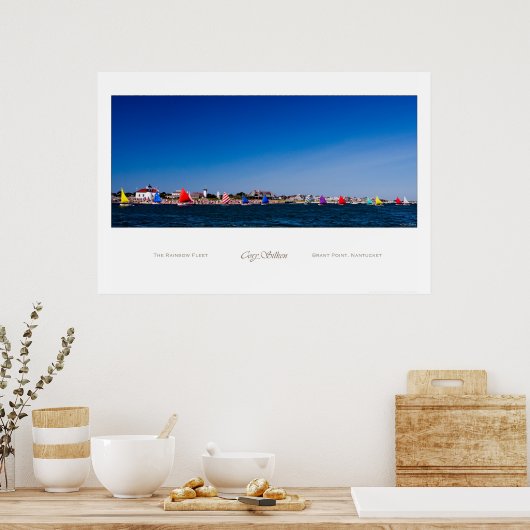 Nantucket Rainbow Fleet poster (Keuken)