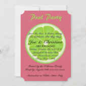 Nantucket Red & Limes Fiesta Cocktail Party Kaart (Voorkant)