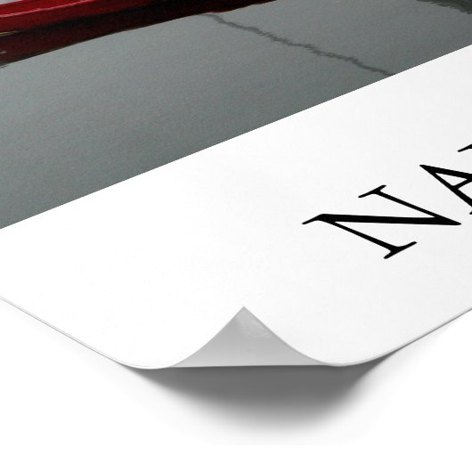 Nantucket Red Poster (Hoek)