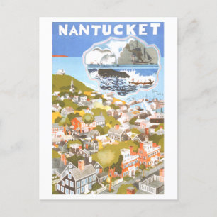  Nantucket Reizen Poster Briefkaart