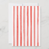 Nantucket rode ACK bruiloft uitnodiging (Achterkant)