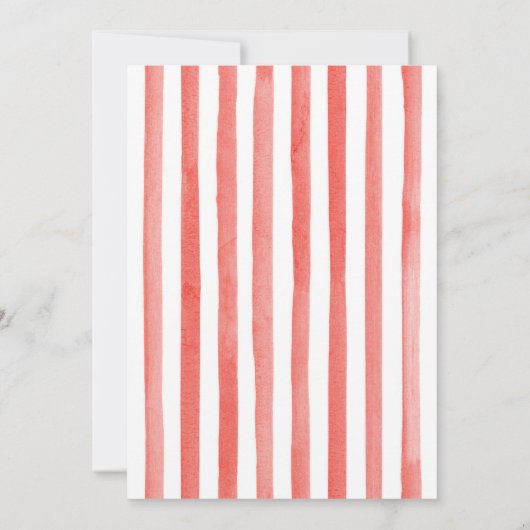 Nantucket rode ACK bruiloft uitnodiging (Achterkant)