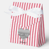 Nantucket rood en wit partij gunst dozen bedankdoosjes (Voorkant)