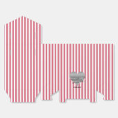 Nantucket rood en wit partij gunst dozen bedankdoosjes (Ongevouwen)