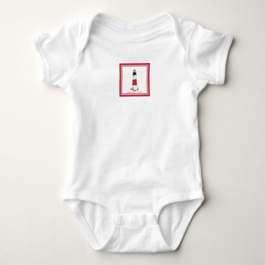 Nantucket Sankaty Lighthouse Baby en Kind bodysuit (Voorkant)
