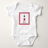 Nantucket Sankaty Lighthouse Baby en Kind bodysuit (Voorkant)