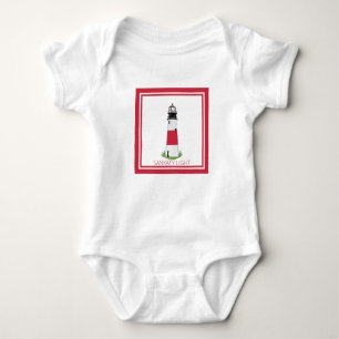 Nantucket Sankaty Lighthouse Baby en Kind bodysuit