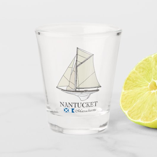 Nantucket (SB) Shot Glas (Voorkant)