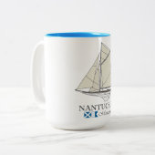 Nantucket (SB) Tweekleurige Koffiemok (Voorkant links)