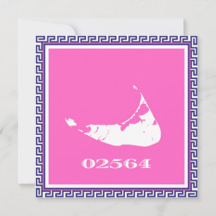 Nantucket (Sconset) Postcode Grieks Zeer belangrij Notitiekaartje