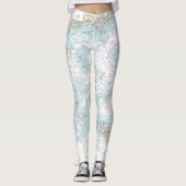 Nantucket Sound and Approaches Nautical Chart 1323 Leggings (Voorkant)