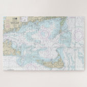 Nantucket Sound and Approaches Nautical Chart 1323 Legpuzzel (Horizontaal)