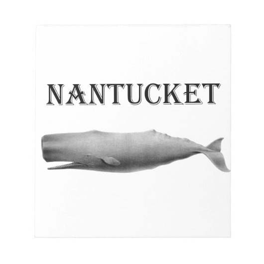 Nantucket Sperm Whale Notitieblok (Voorkant)