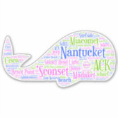 Nantucket-Sticker Sticker (Voorkant)
