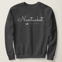 Nantucket Sweatshirt Cursive