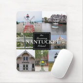 Nantucket The Faraway Island Collage Mousepad Muismat (Met muis)