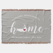 Nantucket Thuisstad Gepersonaliseerd Deken (Voorkant)