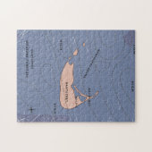 Nantucket USA weerkaart Legpuzzel (Horizontaal)