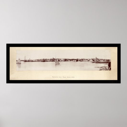 Nantucket van Brant Photo 1895 Poster (Voorkant)