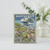 Nantucket Vintage Travel Briefkaart (Staand voorkant)