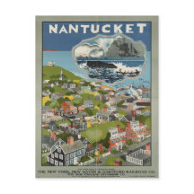 Nantucket Vintage Travel Briefkaart